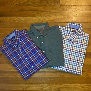IZOD Button Down Long Sleeve Shirt Bundle Size XL